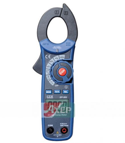 Professional AC/DC Clamp Meter CEM DT351 600V/400A LCD display counts4000