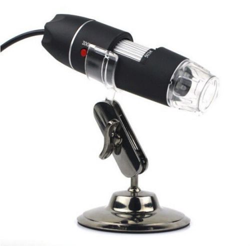 200MP 20X-800X USB Portable Digital Microscope 2.0MP Endoscope Magnifier 8 LED