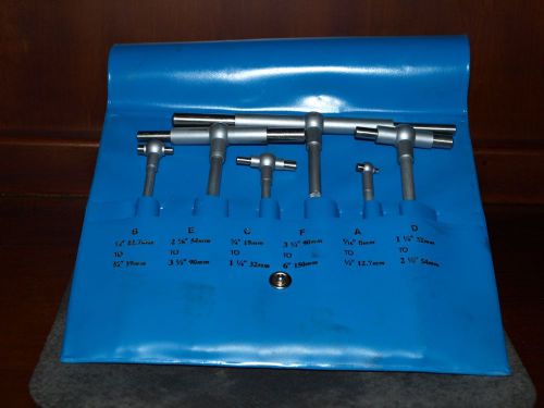 Fowler Telescoping Gages 6pc Set (5/16-6&#034;)