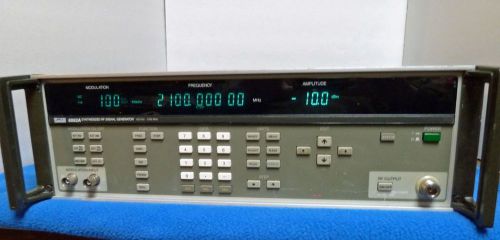 Fluke 6062a synthesized rf signal generator - 100khz to 2.1ghz, gpib included for sale