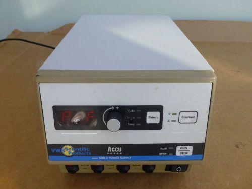 VWR ACCU Power 500-2 Electrophoresis Power Supply