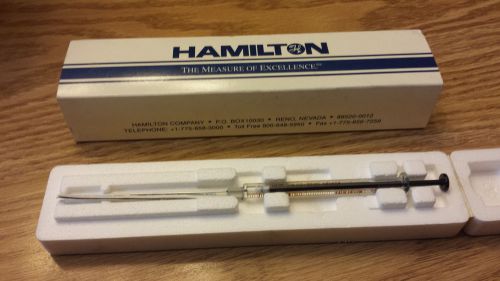 5 hamilton glass syringe 81216 gastight #1750 .50 ml #1801 10?l #1810 .10 ml for sale