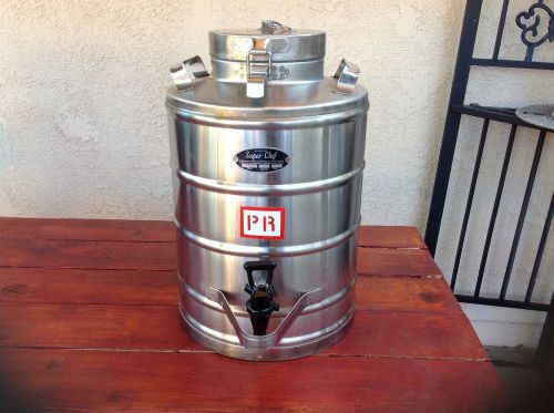 Super chef 5 gal dispenser for sale