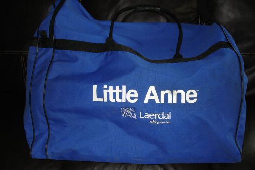 EXTRA LARGE LAERDAL LITTLE ANNE &amp; FAMILY CARRYING BAG W/WHEELS-6 MANIKINS