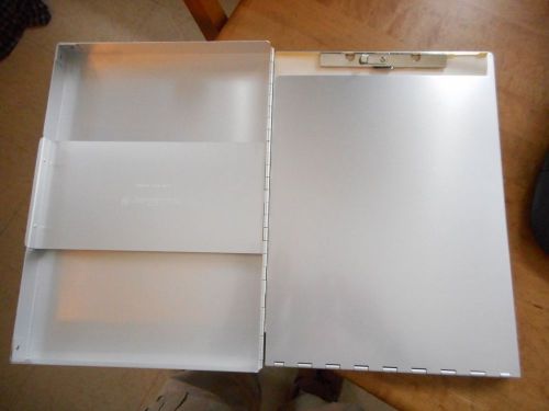 Saunders Snapak SN-8512 Professional Aluminum Folding Clipboard 11 1/2 x 9 Inch