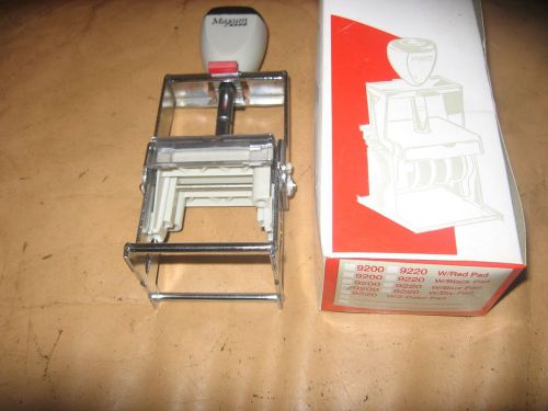 Maxum Self Inker Stamp in box 9200 NOS