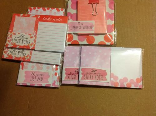 Target one spot magnetic list pad, sticky notes, &amp; clipboard notepad for sale