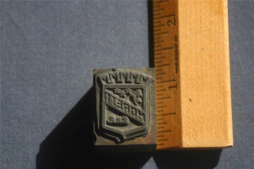 Letterpress Printing Block Moretti Car Logo Emblem          (004)