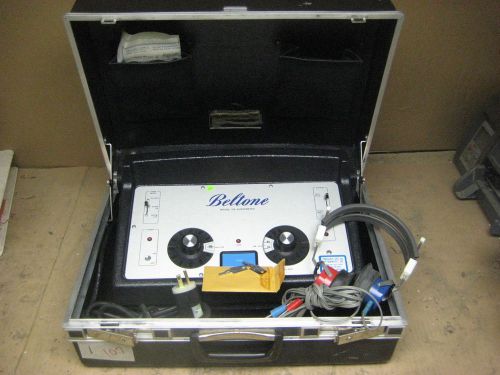Beltone 109 audiology audiometer w/ case &amp; headphones for sale