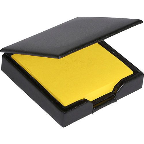 Royce Leather Post It Holder - Black Business Accessorie NEW