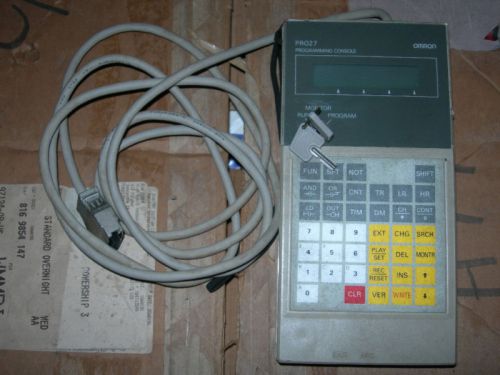 Programmable Controller hand held console Omron Pro27