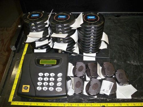 Ntn ltk-p1200 wireless paging system w/ 33*pagers &amp; 7*wireless transmitters p&amp;r for sale