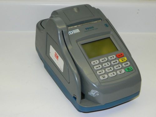 First Data FD-200 Credit Card, Check Reader Terminal 001302020  (CT0000025996)