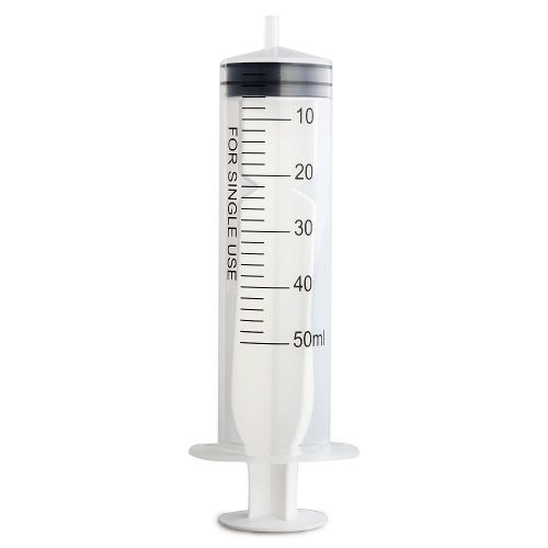 50ml PP Syringe for Hydroponics Lab Accurate Measuring