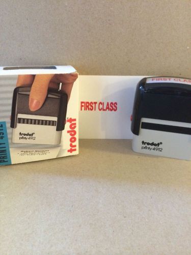 First class  self inking stamp
