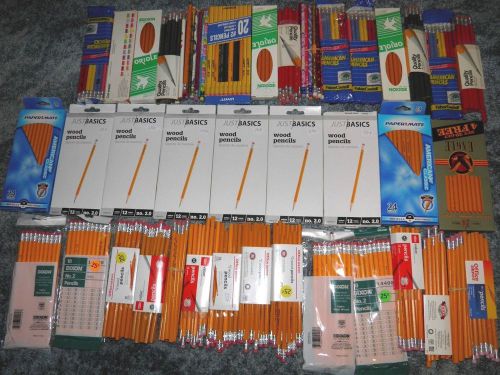 huge number of pencils - about 300 #2 and many others - great lot for a teacher