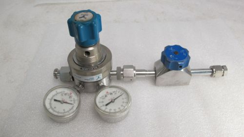 VERIFLO CORP. VALVE FLOW ASSEMBLY W/ PRESSURE GAGES