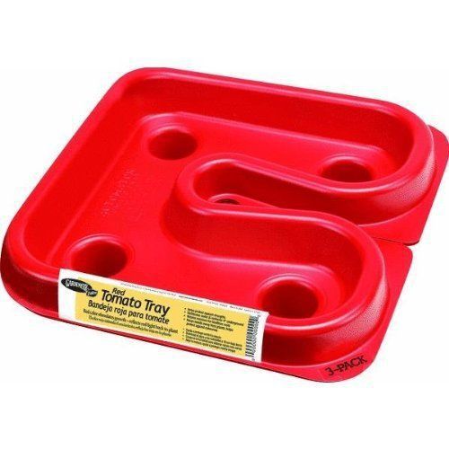 Dalen Gardeneer AU-16R Tomato Tray  Red  Pack of 3