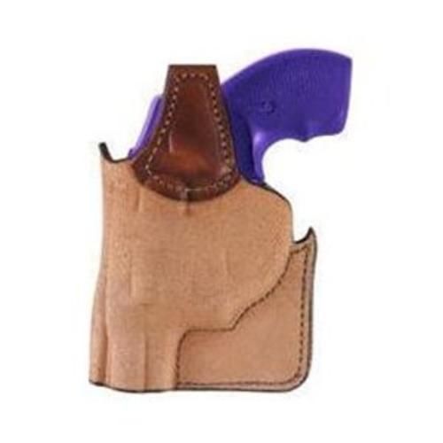 Bianchi 25200 Pocket Piece Leather Holster Size 01 Plain Tan Right Hand