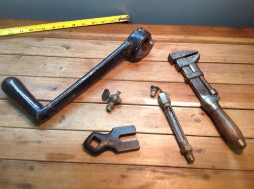 Hit miss crank handle oil brass sight gauge adjustable wrench valve united 4.5hp for sale