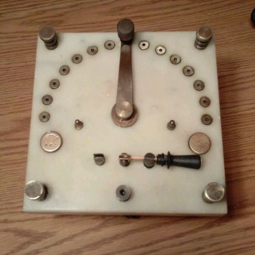 Antique brass electrical potentiometer rheostat x-ray control VINTAGE steampunk