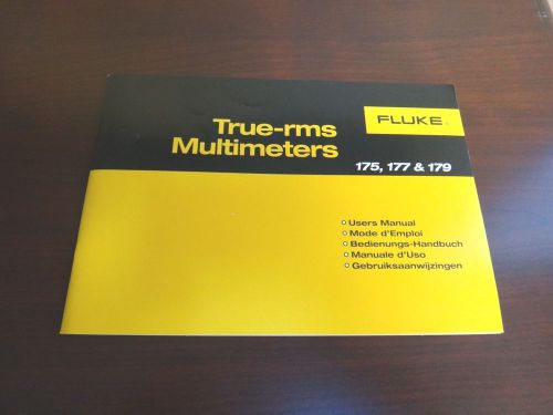 Fluke 175 177 179 True RMS Multimeter Manual