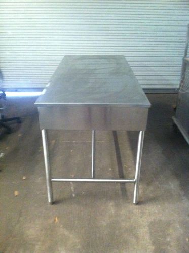 Blickman Stainless Steel Table 6 Drawers