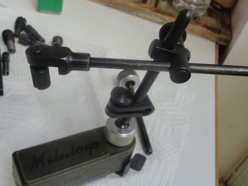 Mitutoyo mini magnetic stand  dia..3175 swivel post 1 1/4 x 4.0&#034;base #57406 for sale
