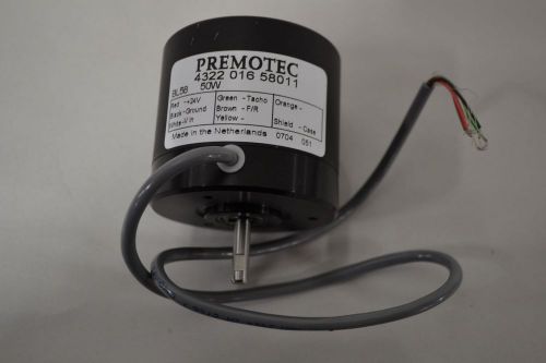 NEW PREMOTEC 4322 016 58011 6MM SHAFT ENCODER 24V-AC 50W D318946