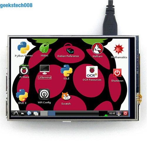 4inch rpi lcd resistive touch screen 320x480 tft lcd for raspberry pi model b/b+ for sale