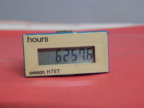 Omron H7ET-B hours time counter totalizer 7 digit H7ETB