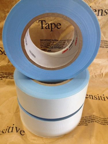 3M 398FR Glass Cloth Tape, White, 2in x 36 yd, PK 24