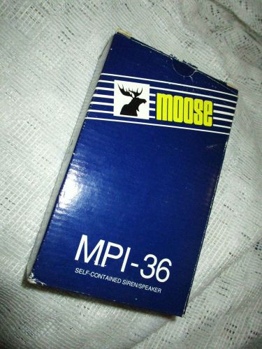 Moose MPI-36 Self-Contained Siren/Speaker , NIB