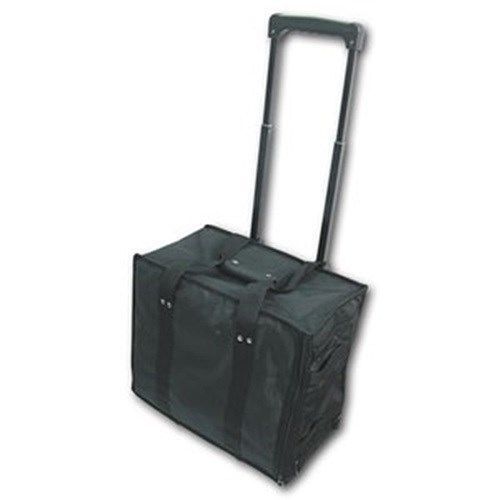 1 rolling soft side jewelry travel carrying display case with pullout handle for sale