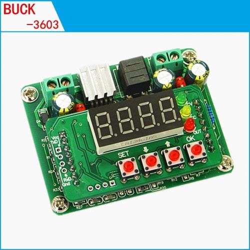 New dc converter buck cc cv led driver battery charge power  6-40v to 0-36v 0-3a for sale