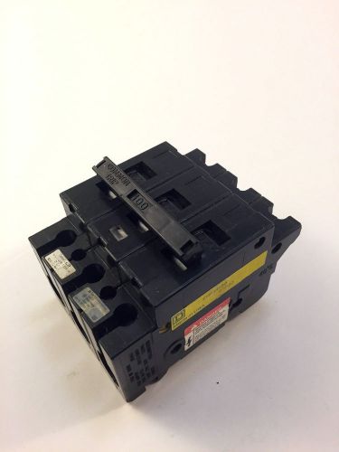 Square d ehb34100 3 pole 100 amp 480v bolt-on, good condition free shipping! for sale