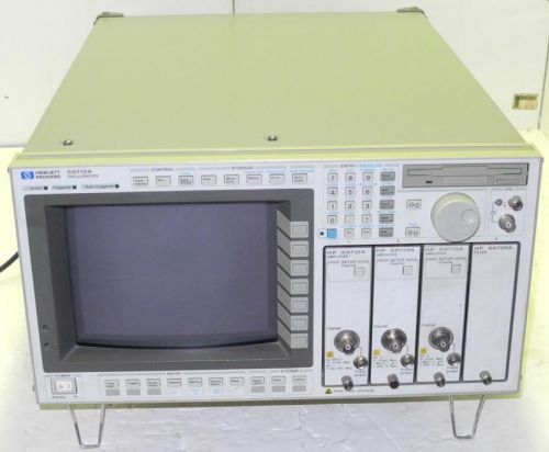 Hewlett Packard HP 54710A Oscilloscope with 54712A &amp; two 54713A Modules