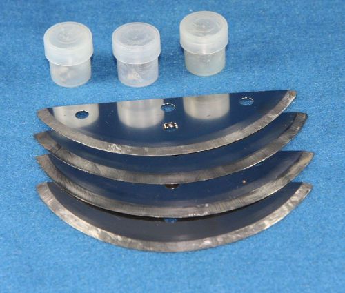Four replacement blades for nemco vegetable easy slicer – used with screws 55135 for sale
