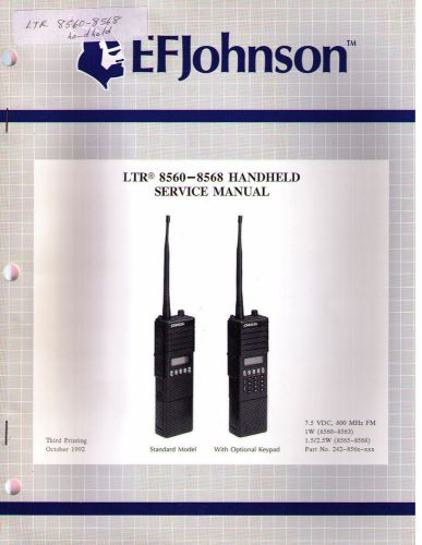 Johnson Service Manual LTR 8560-8568 HANDHELD