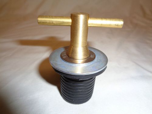 Shaw plugs turn-tite expandable neoprene rubber plug with brass handle and zinc for sale