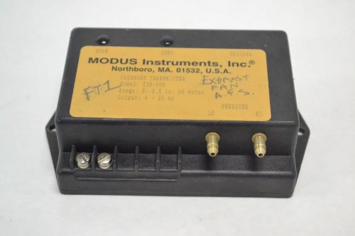 Modus instruments t30-005 4-20ma pressure 0-0.5in-h2o transmitter b277846 for sale
