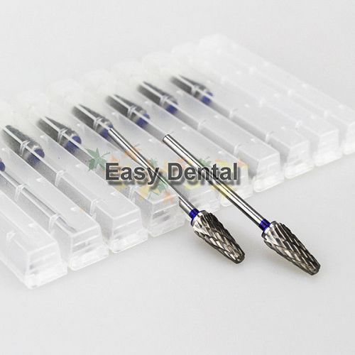 10pcs tungsten carbide steel hp burs dental tool polisher drill cutter new for sale
