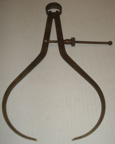 Vintage moore &amp; wright 10 in lock-joint outside calipers with quick-spring for sale