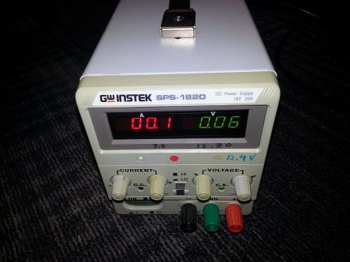GW Instek SPS-1820 DC Power Supply