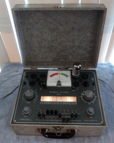 NICE CLEAN HEATHKIT TC-2 TUBE TESTER SERVICED AND READY TO TEST TUBES
