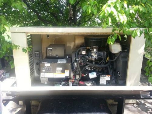 Kohler 17ry-q82 single phase 17 kw natural gas generator transfer switch incl. for sale