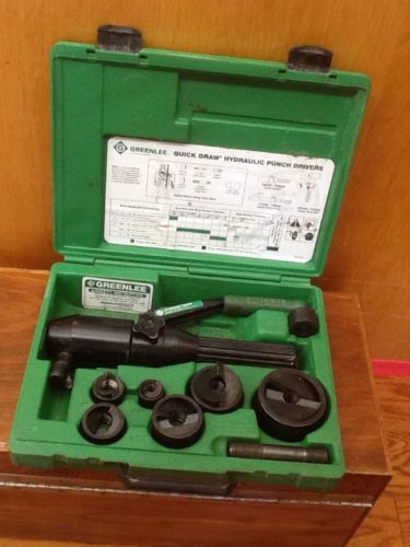 Greenlee 7806sb quick draw hydraulic punch driver set 1/2 - 2&#034; conduit size