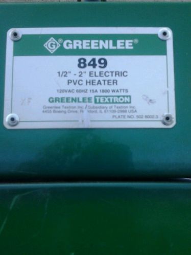 Greenlee 849 Hotbox PVC bender