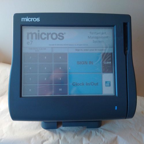 Micros pos e7 ws4lx e7system, e7 license key, ver 4.0!, manuals for sale