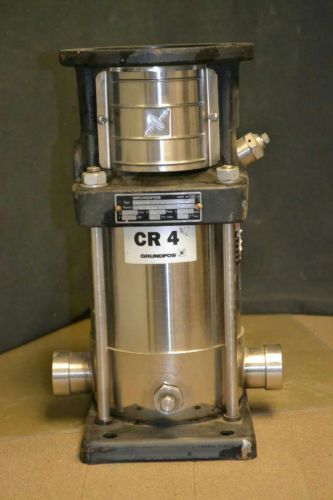 Grundfos CR 4 CRN4-50 U-P-G-AUUE Vertical Centrifugal Pump Stainless Steel
